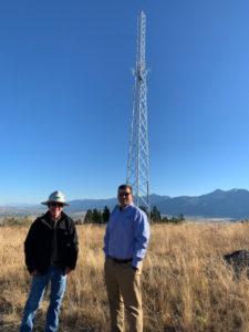 ITL Operations Manager Stuart Goettsch (left) with S&K Technologies, Inc. CEO Chad Cottet during a site visit.